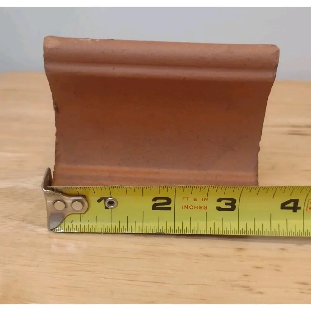 Set of 3 TERRA Cotta Large Pot Feet Clay Risers Deroma from Italy Planter Feet